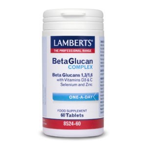 Βιταμίνες Lamberts – Συμπλήρωμα B-Γλυκάνων για την Φυσιολογική Λειτουργία του Ανοσοποιητικού 60 tabs