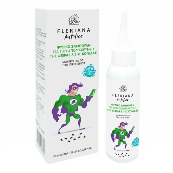Lice Protection & Treatment-Autumn PowerHealth – Fleriana Natural Shampoo for Protection from Lice 100ml Shampoo