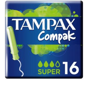 Σερβιέτες - Ταμπόν Tampex Compak – Super 16τμχ