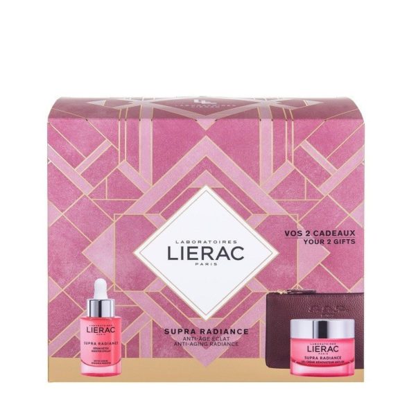 Face Care Lierac – Supra Radiance Detox Serum 30ml and GIFT Lierac Supra Radiance Gel Creme Anti-ox 50ml and Rue Des Fleurs-Monaco Leather Wallet