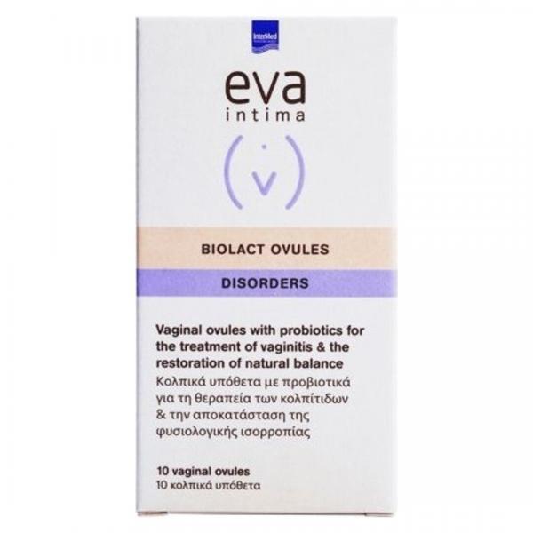 Cleansing Intermed – Eva Intima Biolact Ovules Disosrders 10pcs InterMed Eva Intima