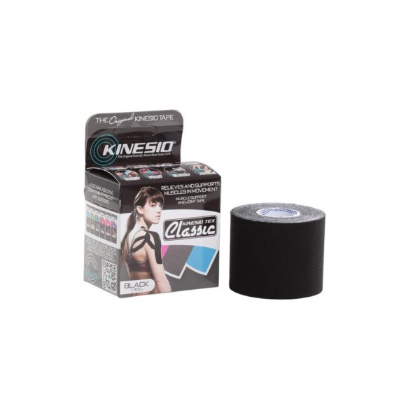 DRESSING MATERIALS Kinesio – Classic Support Tape Roll 5cm x 4m Black 1pc