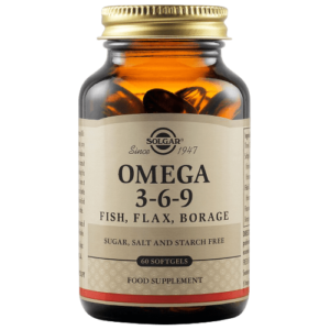 Ωμέγα 3-6-9 Solgar – Omega-3-6-9 Λιπαρά Οξέα Υψηλής Βιολογικής Αξίας 60 tabs softgels