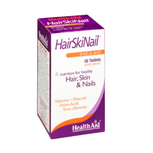 Βιταμίνες Health Aid – HairSkiNail Συνδιασμός Βιταμινών, Μετάλλων και Ιχνοστοιχείων, 30 ταμπλέτες