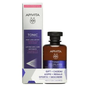 Hair Care Apivita – Promo Tonic Hair Lotion with Hippophae TC & Lupin Protein 150ml and Gift Men’s Tonic Shampoo with Hippophae TC & Rosemary 250ml