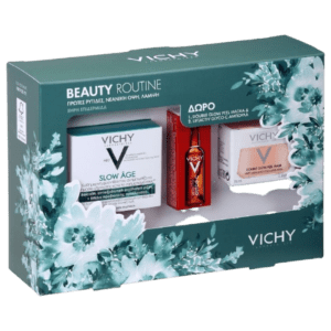 Vichy – Promo Beauty Routine για Ξηρή Επιδερμίδα: Slow Age Cream SPF3 50ml και Δώρο Double Glow Peel Μάσκα 15ml και Liftactiv Glyco-C Αμπούλα Νύχτας 2ml Περιποίηση Προσώπου Vichy – Promo Beauty Routine για Ξηρή Επιδερμίδα: Slow Age Cream SPF3 50ml και Δώρο Double Glow Peel Μάσκα 15ml και Liftactiv Glyco-C Αμπούλα Νύχτας 2ml