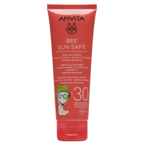 Spring Apivita – Bee Sun Safe Baby Sun Cream Natural Filters -Indirect Exposure with Calendula and Propolis SPF30 100ml SunScreen