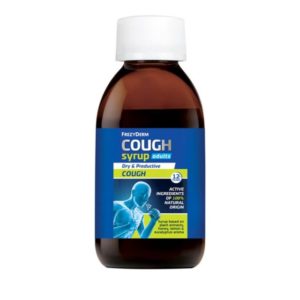 Spring Frezyderm – Cough Syrup Adults For Dry and Productive Cough with Honey, Lemon and Eucalyptus 12+ years 182g