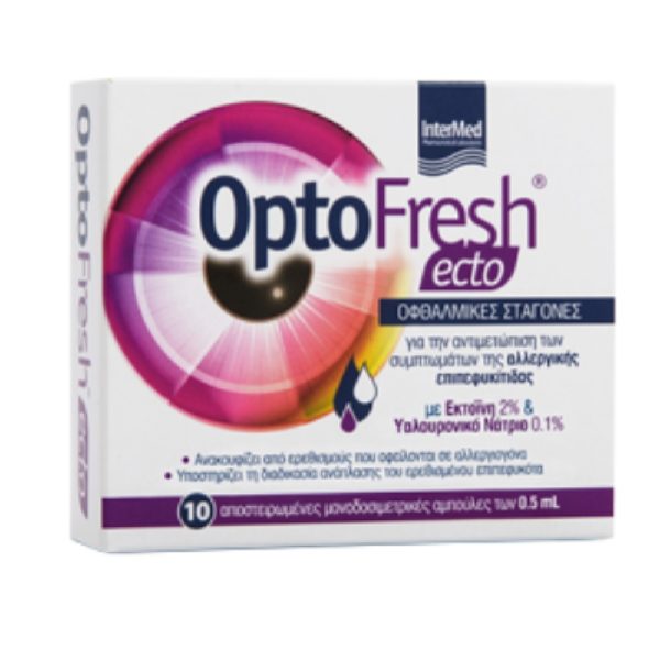 Eye Drops-ph Intermed – Optofresh Ecto Eye Drops for the Symptoms of Allergies 10×0.5ml