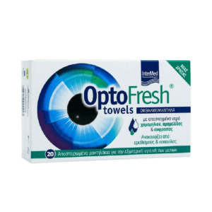 Eye Drops-ph Intermed – Optofresh Towels with Chamomile Hamamelis and Euphrasia Distillate Waters that Relieves from Irritation and Redness 20pcs