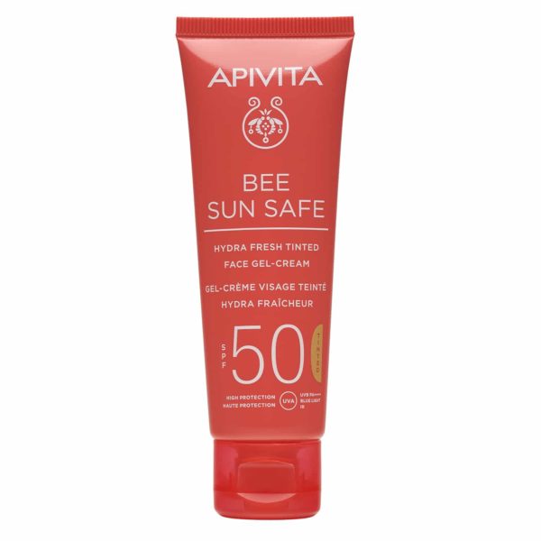 Άνοιξη Apivita – Bee Sun Safe Hydra Fresh Ενυδατική Κρέμα-Gel Προσώπου με Χρώμα SPF50 50ml APIVITA - Bee Sun Safe