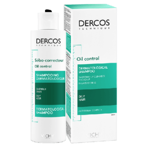 Hair Care Vichy – Dercos Oil Control Treatment Shampoo 200ml
