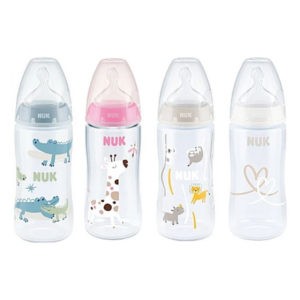 Feeding Bottles - Teats For Breast Feeding NUK – First Choice Plus Bottle with Temperature Control Index 6-18m 1pcs