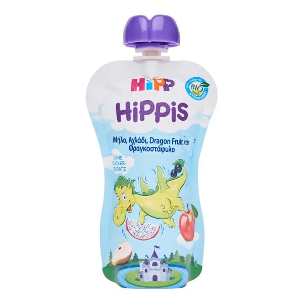 Infant Creams HiPP – HiPPis Juice with Apple, Pear, Dragon Fruit and Gooseberry 100gr
