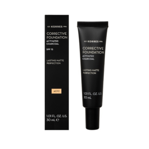 Eyes - EyeBrows Korres – Corrective Foundation SPF15 Corrective Make-up ACF2 with Activated Carbon To Cover Imperfections & Matte Effect 3ml