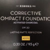 Face Korres – Corrective Compact Foundation SPF20 Corrective Compact Make-up Imperfections & Matte Effect ACCF2 with Activated Charcoal 9.5g