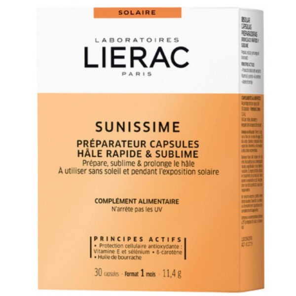 Καλοκαίρι Lierac – Sunissime Κάψουλες Προετοιμασίας Μαυρίσματος 30κάψουλες Lierac - sunissime