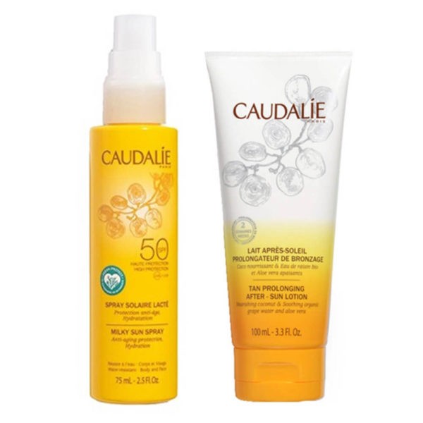 Άνοιξη Caudalie – Promo Trousse Vide Duo Solaire 2021: Tan Prolonging Λοσιόν Ενυδατική για Μετά τον Ήλιο 75ml & Spray Solaire SPF50 75ml