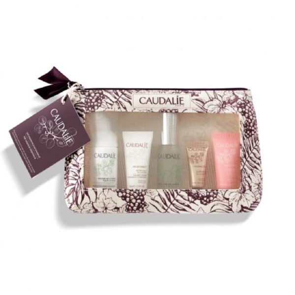 Face Care Caudalie – Promo French Beauty Secret Set With Instant Foaming Cleanser 50ml and Radiance Serum 10ml and Beauty Elixir 30ml and Moisturizing Sorbet 15ml and Eye Cream 15ml christmas pack