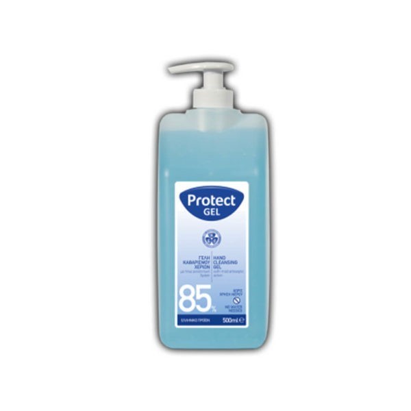 => STOP COVID-19 Protect – Γέλη Καθαρισμού Χεριών 85% με Ήπια Αντισηπτική Δράση 500ml