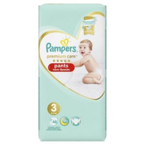 Diapers - Baby Wipes Pampers – Premium Care Pants Size 3 (6-11kg) 48 Pants