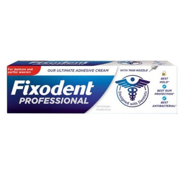 Health Fixodent – Professional Fixing Cream for Artificial Dentures 40gr
