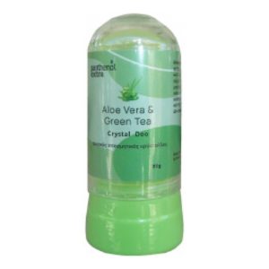 Γυναίκα Medisei – Panthenol Extra Φυσικός Αποσμητικός Κρύσταλλος με Αλόη & Πράσινο Τσάι 80γρ Medisei - Pantenol Extra Deodorant