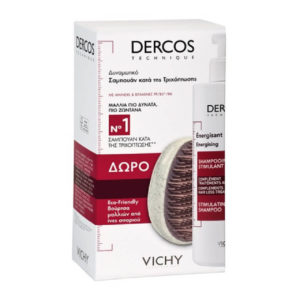 Vichy – Promo Dercos Δυναμωτικό Σαμπουάν κατα της Τριχόπτωσης 400ml & Δώρο Eco-Friendly Βούρτσα Μαλλιών από Ίνες Σιταριού 1τμχ Περιποίηση Μαλλιών-Άνδρας Vichy – Promo Dercos Δυναμωτικό Σαμπουάν κατα της Τριχόπτωσης 400ml & Δώρο Eco-Friendly Βούρτσα Μαλλιών από Ίνες Σιταριού 1τμχ