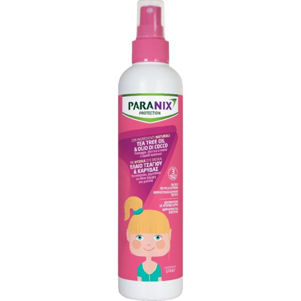 4Εποχές Paranix – Αντιφθειρικό Μαλακτικό Spray για Κορίτσια με Έλαιο Τσαγιού & Καρύδας 250ml