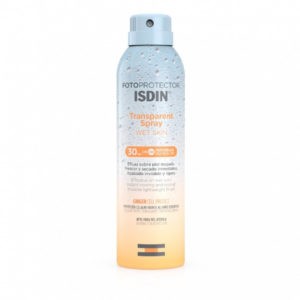Άνοιξη ISDIN – Fotoprotector Transparent Spray Wet Skin Αντηλιακό Σώματος SPF30 250ml SunScreen