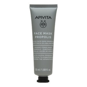 Περιποίηση Προσώπου Apivita Face Mask Συσφικτική Μάσκα Προσώπου με Βασιλικό Πολτό – 50ml Apivita Anti-Age: Mini Black Detox