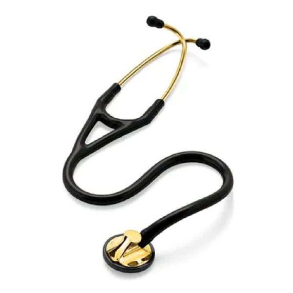 Cardiology - Littmann Littmann – Stethoscope Master Cardiology Brass Finish Chestpiece Black 2175