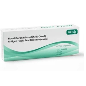 > STOP COVID-19 < Realy – Rapid Test Antigen Detection with Nasopharyngeal Smear Sample 1pc REF: K511416D
