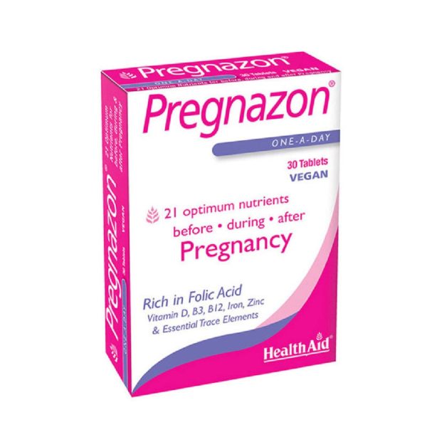Αντιμετώπιση Health Aid – Pregnazon Συμπλήρωμα Διατροφής Εγκυμοσύνης 30Tablets