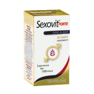 Vitamins Health Aid – Sexovit Forte Contributes to Strength, Vigour and Vitality 30Tablets