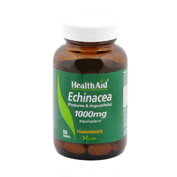 Herbs Health Aid – Echinacea 1000mg 60Tablets