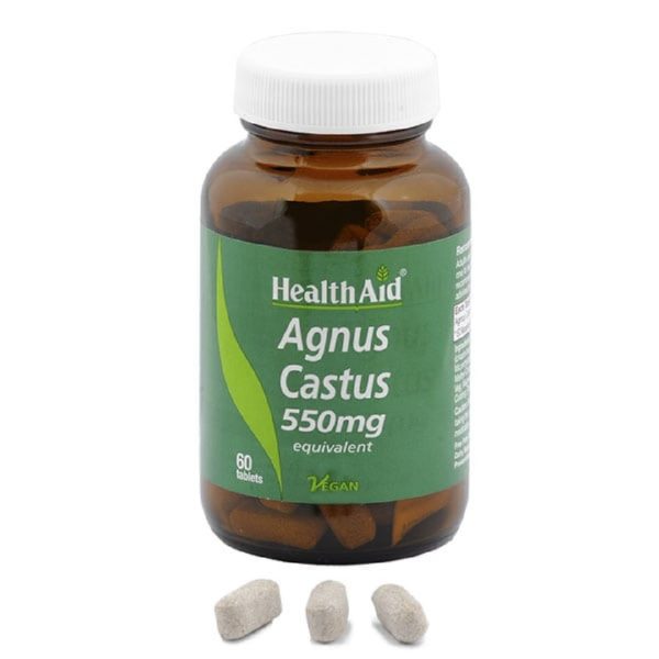 Βότανα Health Aid – Agnus Castus 550mg Για τον Γυναικείο Κύκλο 60Tablets