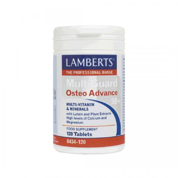 Bones - Joints Lamberts – Multiguard OsteoAdvance 50+ Multi Vitamins & Minerals 120 tabs LAMBERTS Multi-Guard