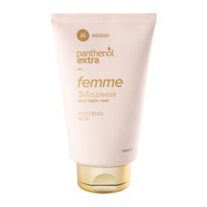 Περιποίηση Προσώπου Medisei – Panthenol Extra Femme 3 in 1 Cleanser Face Body Hair Καθαρισμός Προσώπου Σώματος και Μαλλίων 200ml