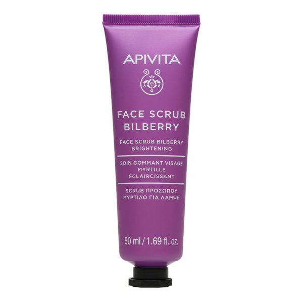Face Care Apivita – Face Scrub Bilberry Brightening 50ml Apivita - 3 σε 1 Γαλάκτωμα Καθαρισμού