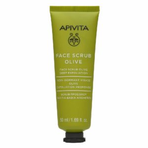 Περιποίηση Προσώπου Apivita Olive Face Scrub Scrub Προσώπου με ελιά για Βαθιά Απολέπιση – 2 x 8ml