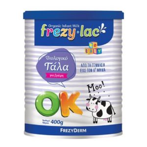Infant Milks FrezyDerm – Frezylac OK Organic Milk for Infants from Birthday to 6th Month 400g
