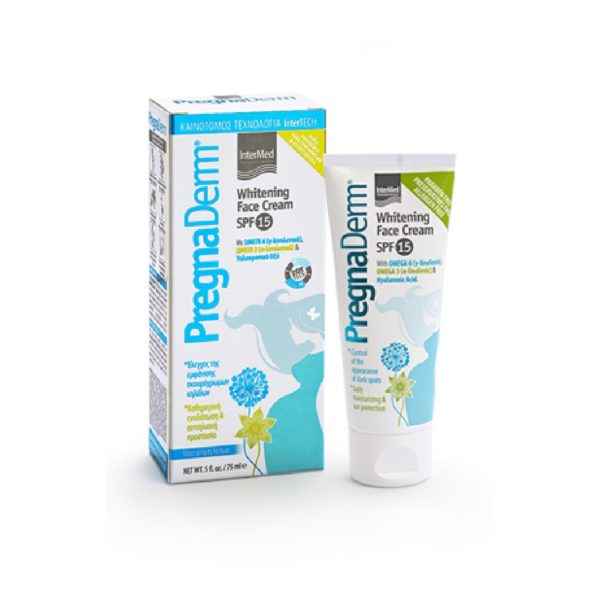 Εγκυμοσύνη - Νέα Μαμά InterMed – PregnaDerm Whitening Face Cream SPF15 Κρέμα Προσώπου 75ml InterMed - PregnaDerm