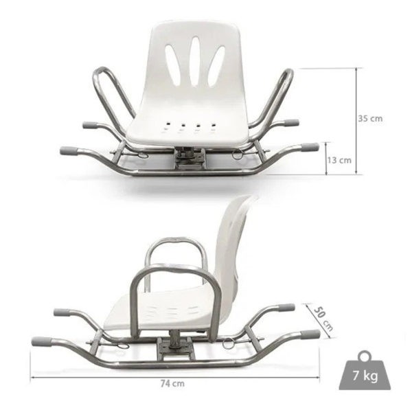 Καθίσματα Μπάνιου Alfacare – Περιστρεφόμενη Καρέκλα Μπάνιου AC-380