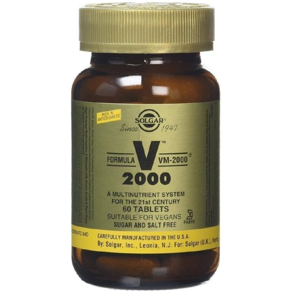 Βιταμίνες Solgar – Formula VM-2000 Φόρμουλα Πολυβιταμίνης για Ενέργεια & Τόνωση 60 ταμπλέτες Solgar - VM-2000