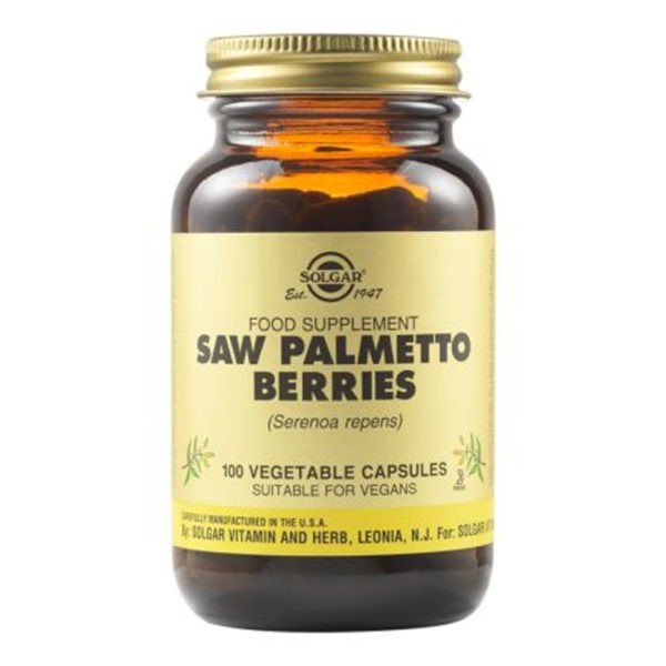 Treatment-Health Solgar – Saw Palmetto Berries 100 Capsules Solgar Product's 30€