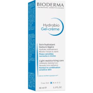 Περιποίηση Προσώπου Bioderma – Hydrabio Gel-Creme Ελαφριά Ενυδατική Κρέμα για Αφυδατωμένο Ευαίσθητο Δέρμα για Κανονικές προς Μικτές Επιδερμίδες 40ml