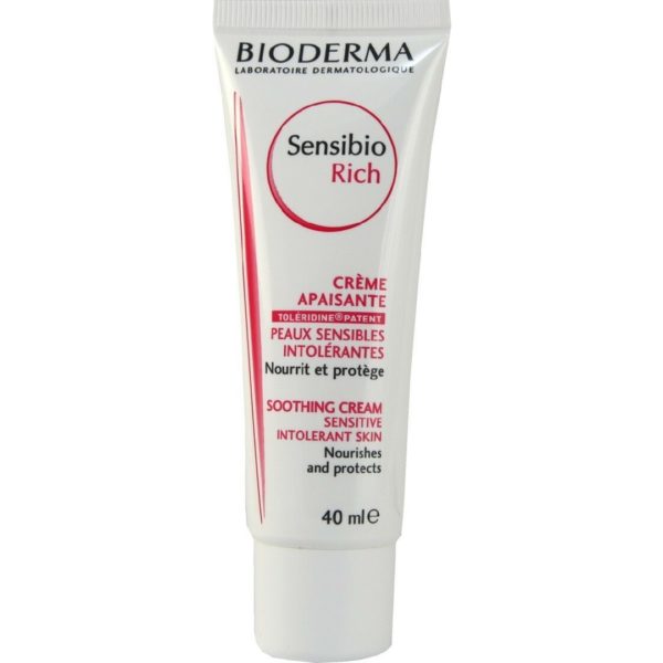Περιποίηση Προσώπου Bioderma – Sensibio Riche – Rich Cream Καταπραϋντική Ενυδατική Κρέμα για Ευαίσθητο Δέρμα 40 ml
