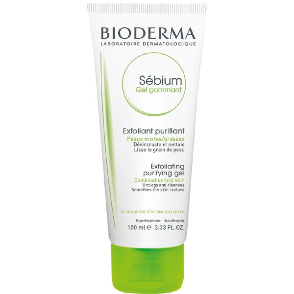 Καθαρισμός-Άνδρας Bioderma – Sebium Gel Gommant Απολεπιστικό Καθαριστικό Τζελ για Μεικτό προς Λιπαρό Δέρμα 100 ml