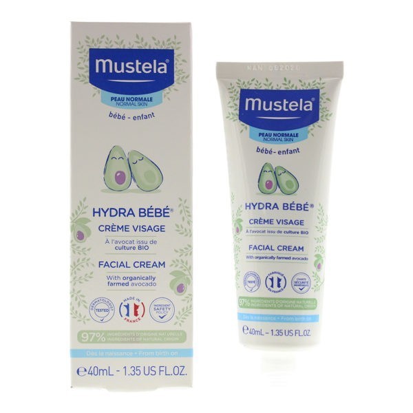 Pregnancy - New Mum Mustela – Hydra Bebe Facial Cream 40ml Mustela - Gentle Cleansing Gel with Mild Foaming 100ml or Hydra Bébé Body Lotion 100ml